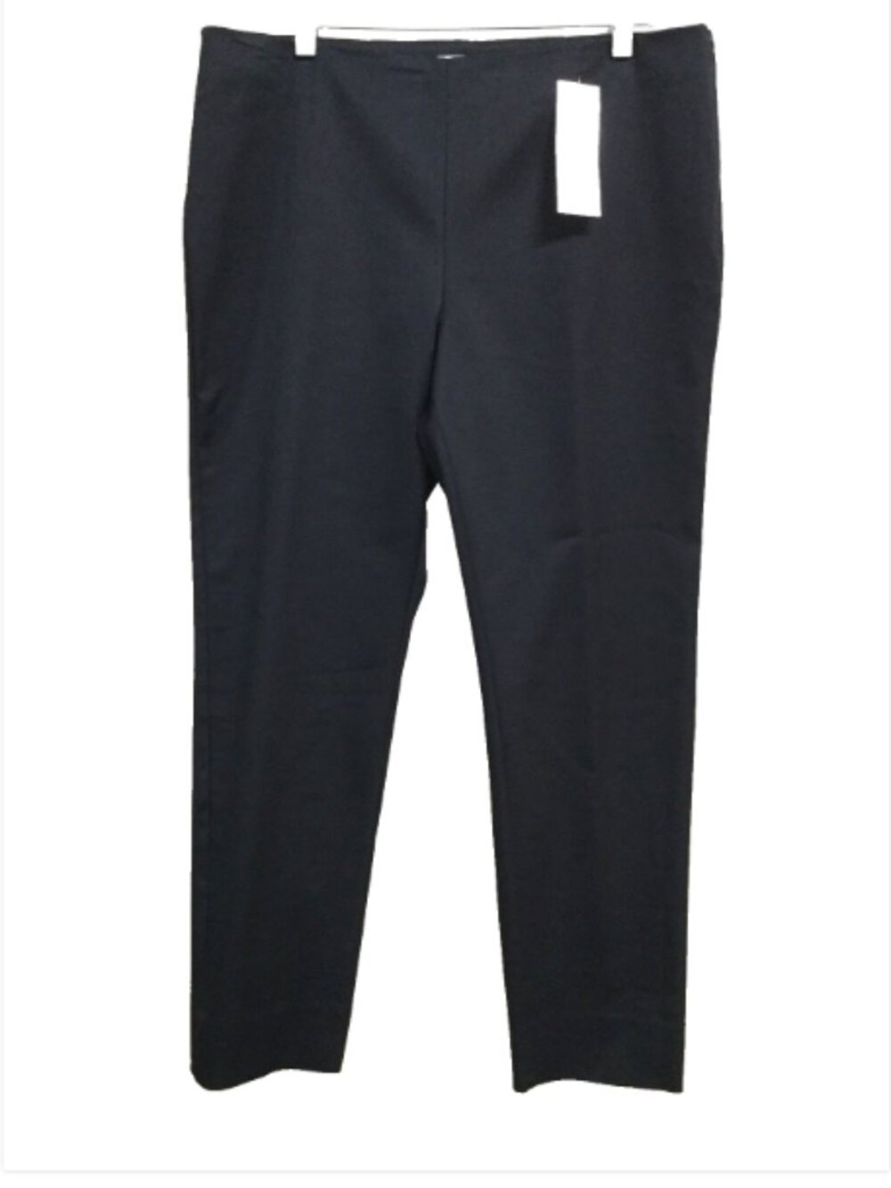 Charter Club women 12 Ankle Pants Tummy Slimming Classic Fit Stretch Black NWT